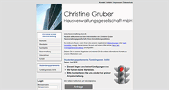 Desktop Screenshot of hausverwaltung-muc.de